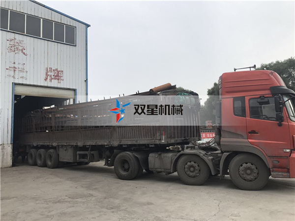 皓星廢<a href='http://www.sand-stone.cn/' target='_blank'><span>金屬粉碎機(jī)</span></a>設(shè)備生產(chǎn)線發(fā)貨現(xiàn)場